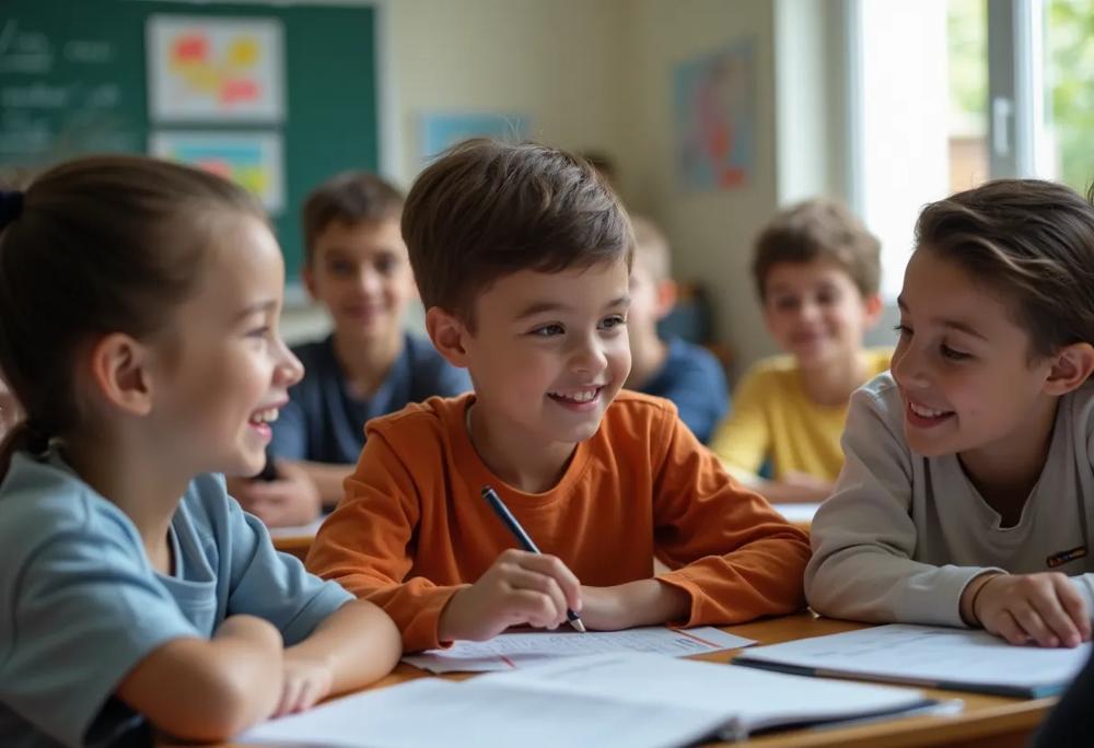 Classroom students