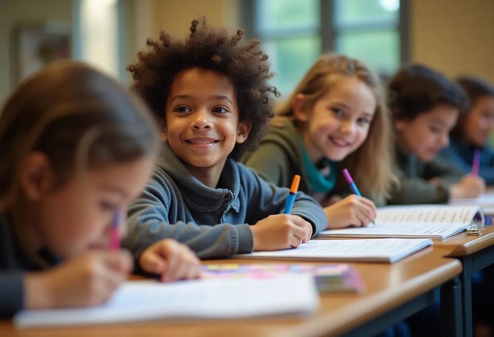 Classroom students